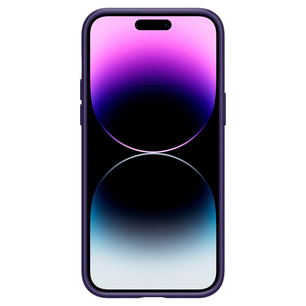Spigen iPhone 14 Pro Max Liquid Air Θήκη Σιλικόνης - Deep Purple