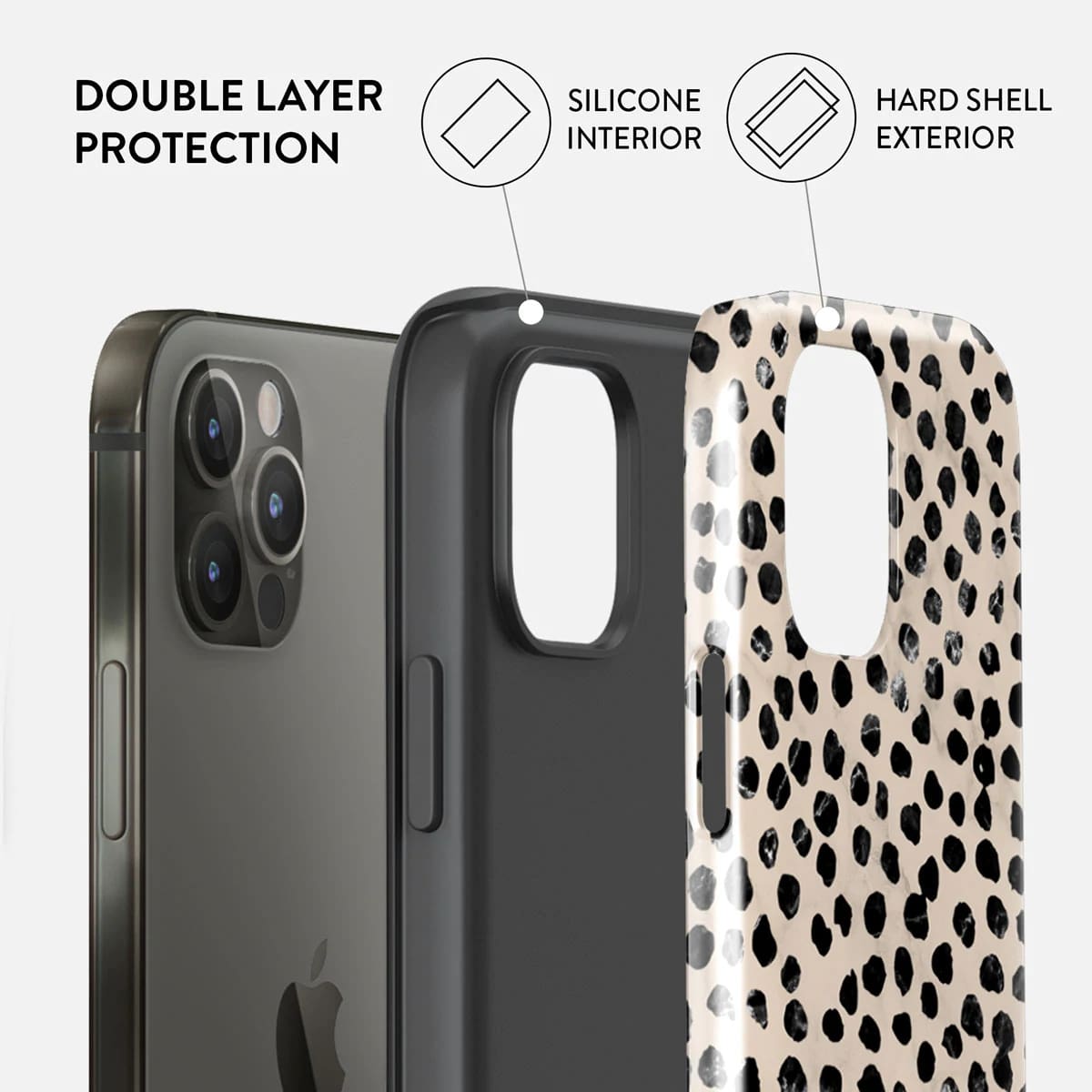 Burga iPhone 12 Pro Max Fashion Tough Σκληρή Θήκη - Almond Latte