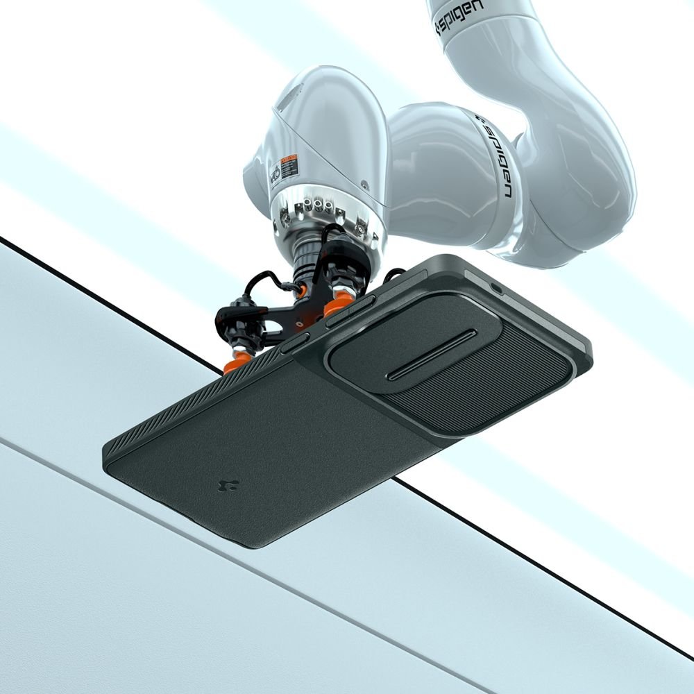 Spigen Samsung Galaxy S25 Ultra Optik Armor Θήκη Σιλικόνης με Κάλυμμα για την Κάμερα - Abyss Green