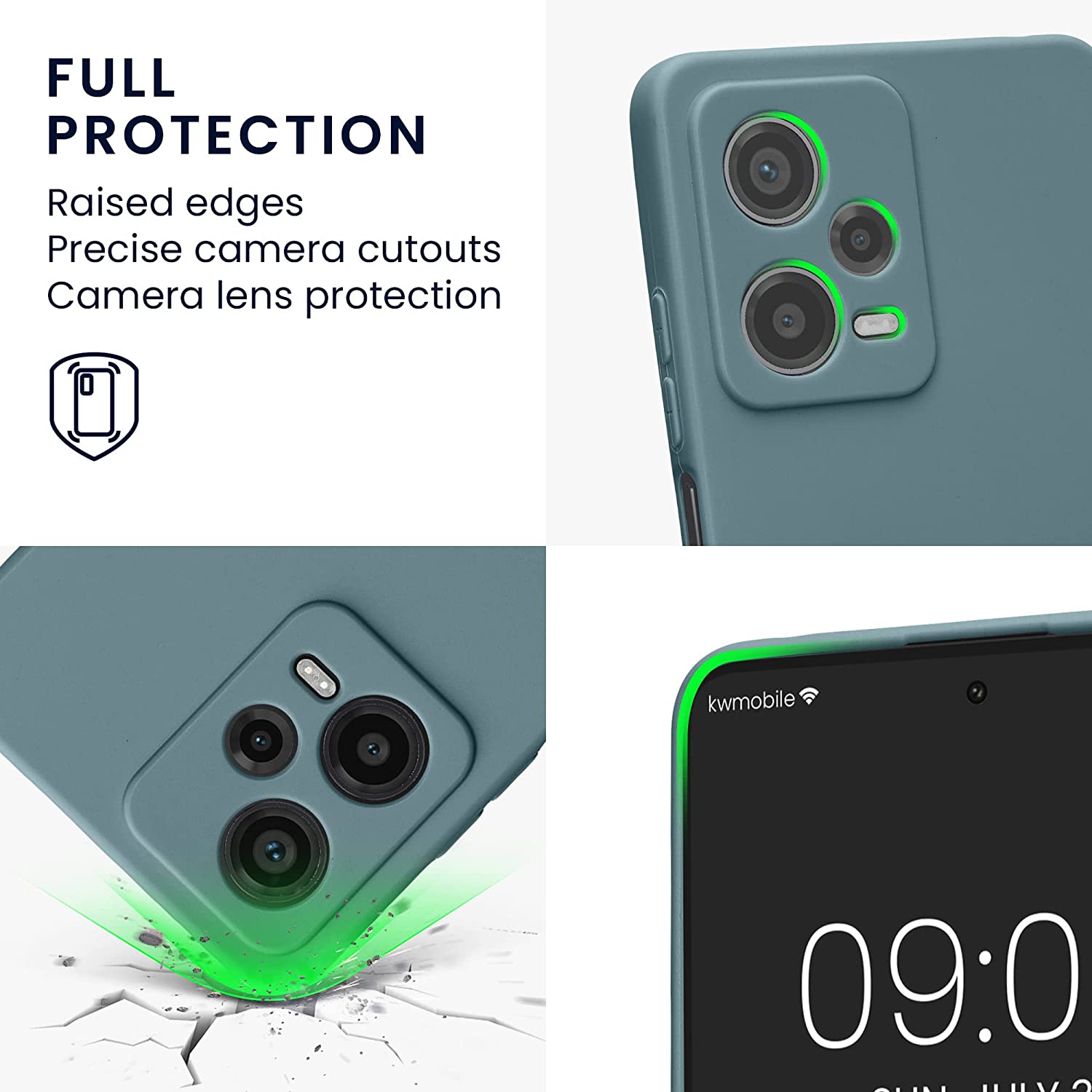 KW Xiaomi Redmi Note 12 Pro+ Θήκη Σιλικόνης TPU - Arctic Night - 60686.207