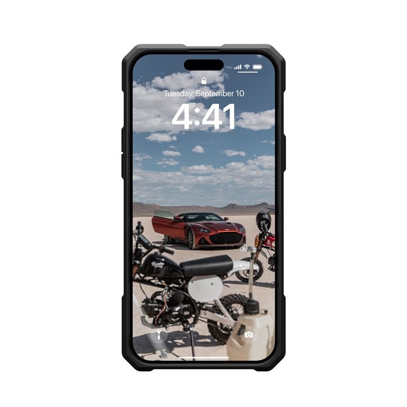 UAG iPhone 15 Plus Monarch Pro Kevlar Series Σκληρή Θήκη με MagSafe - Kevlar Black