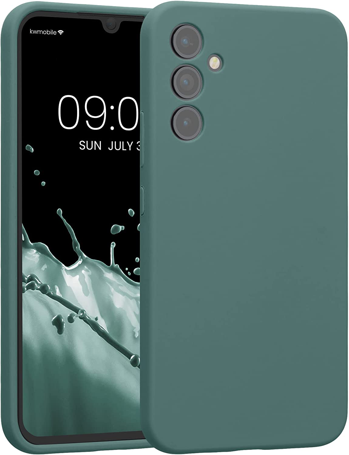 KW Samsung Galaxy A34 5G Θήκη Σιλικόνης Rubber TPU - Arctic Night - 60807.207