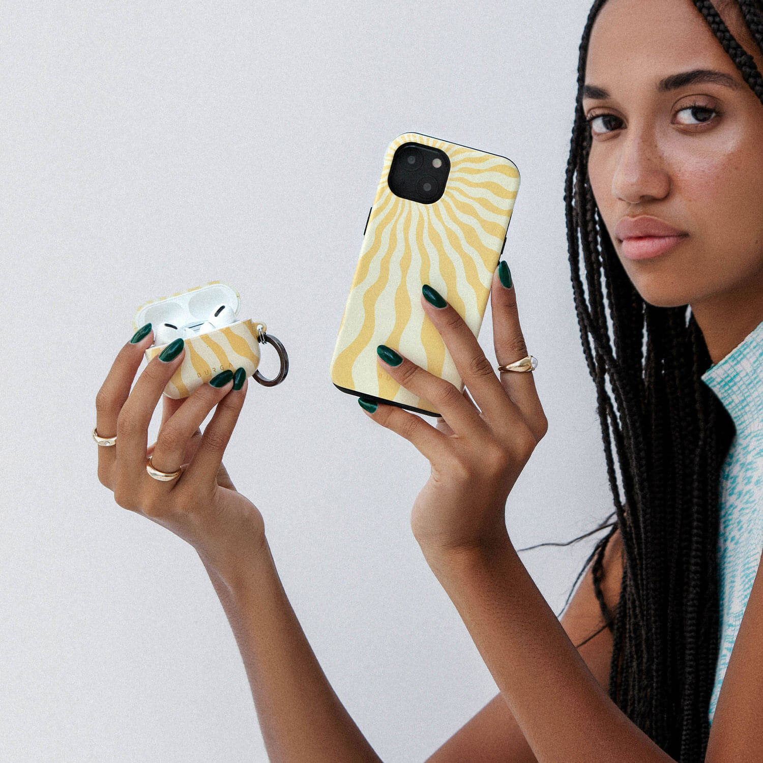 Burga Samsung Galaxy S22 Ultra Fashion Tough Σκληρή Θήκη - Sunny Bunny
