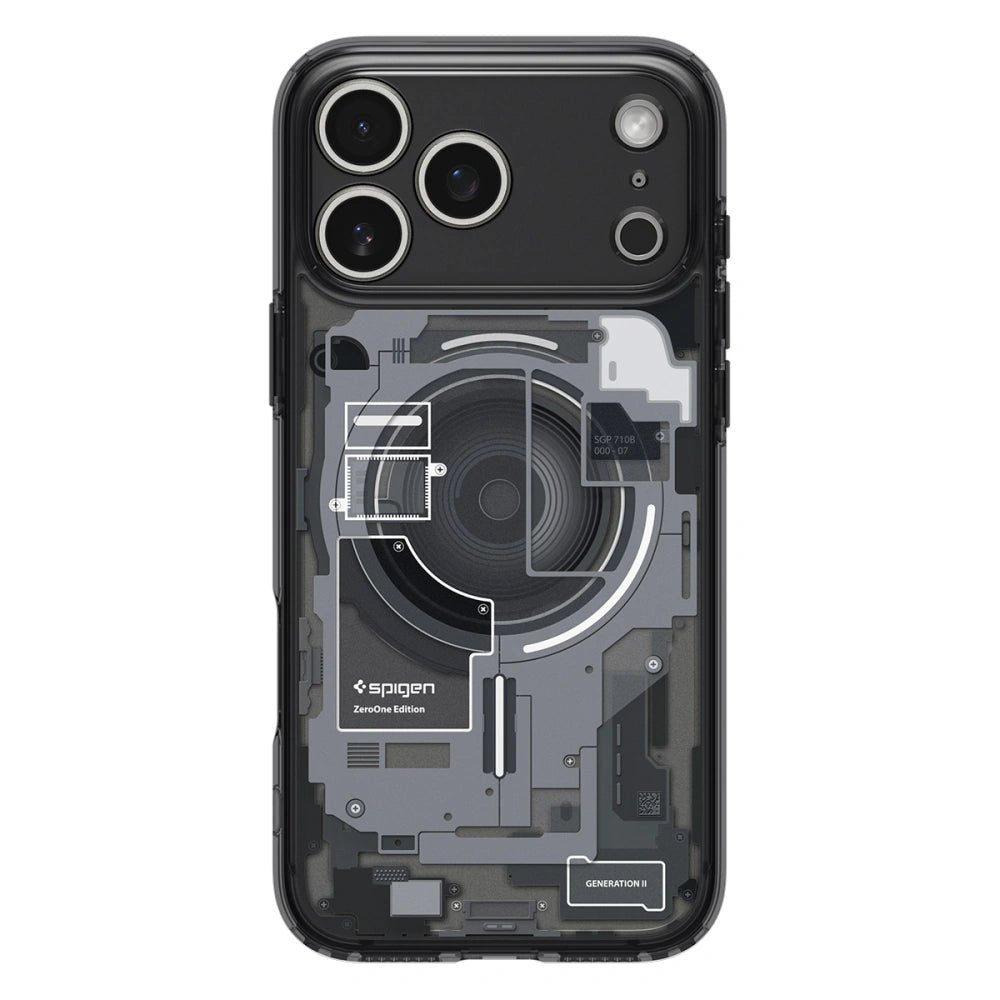 Spigen iPhone 17 Pro - Ultra Hybrid Mag - Σκληρή Θήκη με Πλαίσιο Σιλικόνης Και MagSafe - Zero One Black