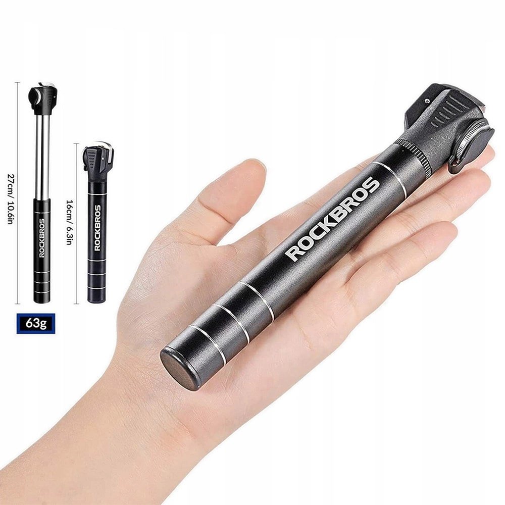 Rockbros Αντλία Αέρα Ποδηλάτου - Black - JG - 1040B