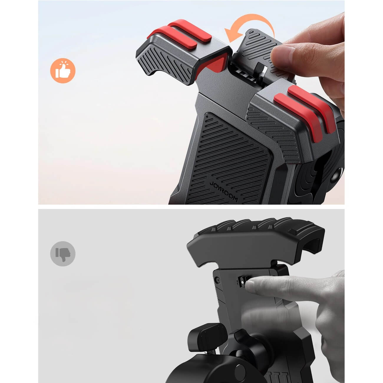 Joyroom Universal Βάση Κινητού για Ποδήλατο - Black - JR - ZS360