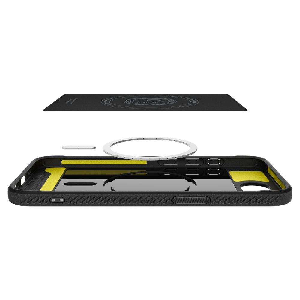 Spigen iPhone 16e Rugged Armor Mag Θήκη TPU με MagSafe - Matte Black
