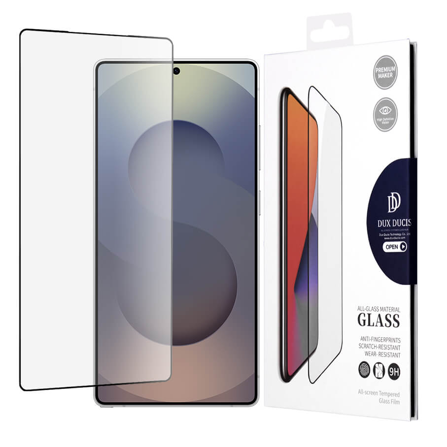 Dux Ducis Samsung Galaxy S25 Ultra 9D 9H Full Screen Case Friendly Tempered Glass Αντιχαρακτικό Γυαλί Οθόνης - Black