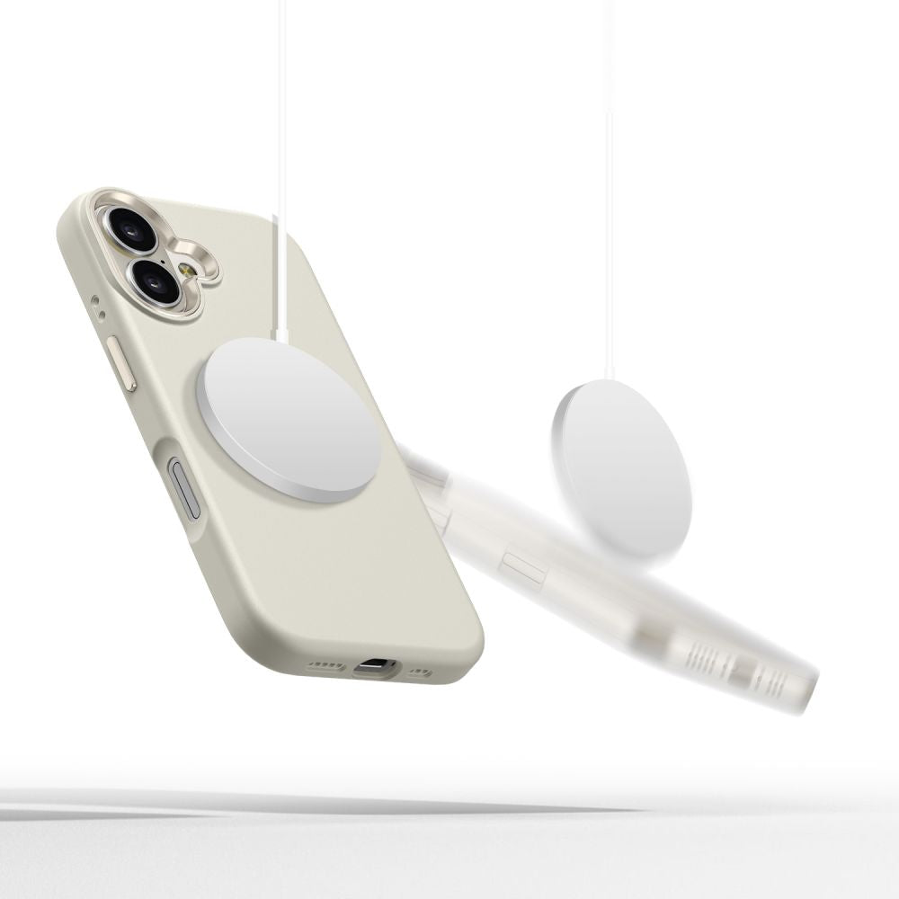 Tech - Protect iPhone 16 Silicone Pure Θήκη Σιλικόνης TPU με MagSafe - Cosmic Latte