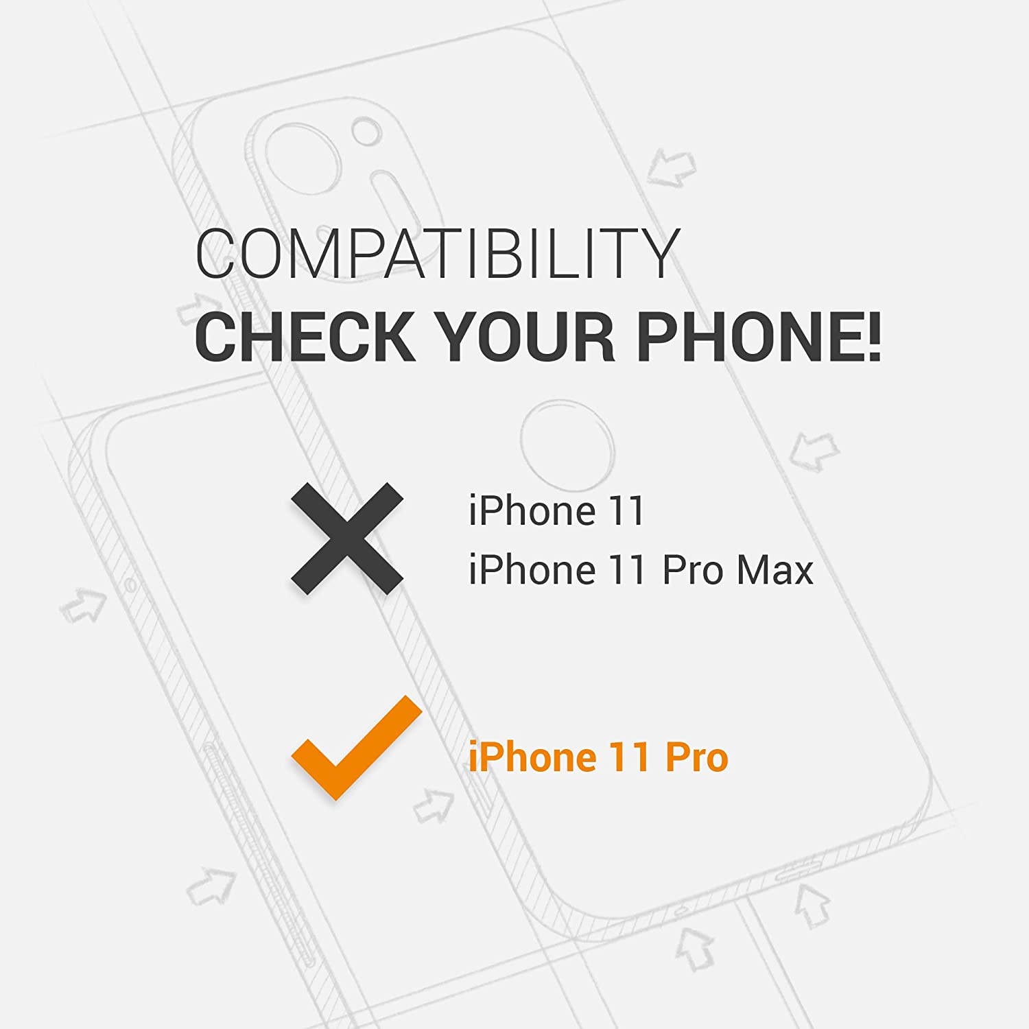 KW iPhone 11 Pro Θήκη Σιλικόνης Rubber TPU - Ice Blue - 49726.205