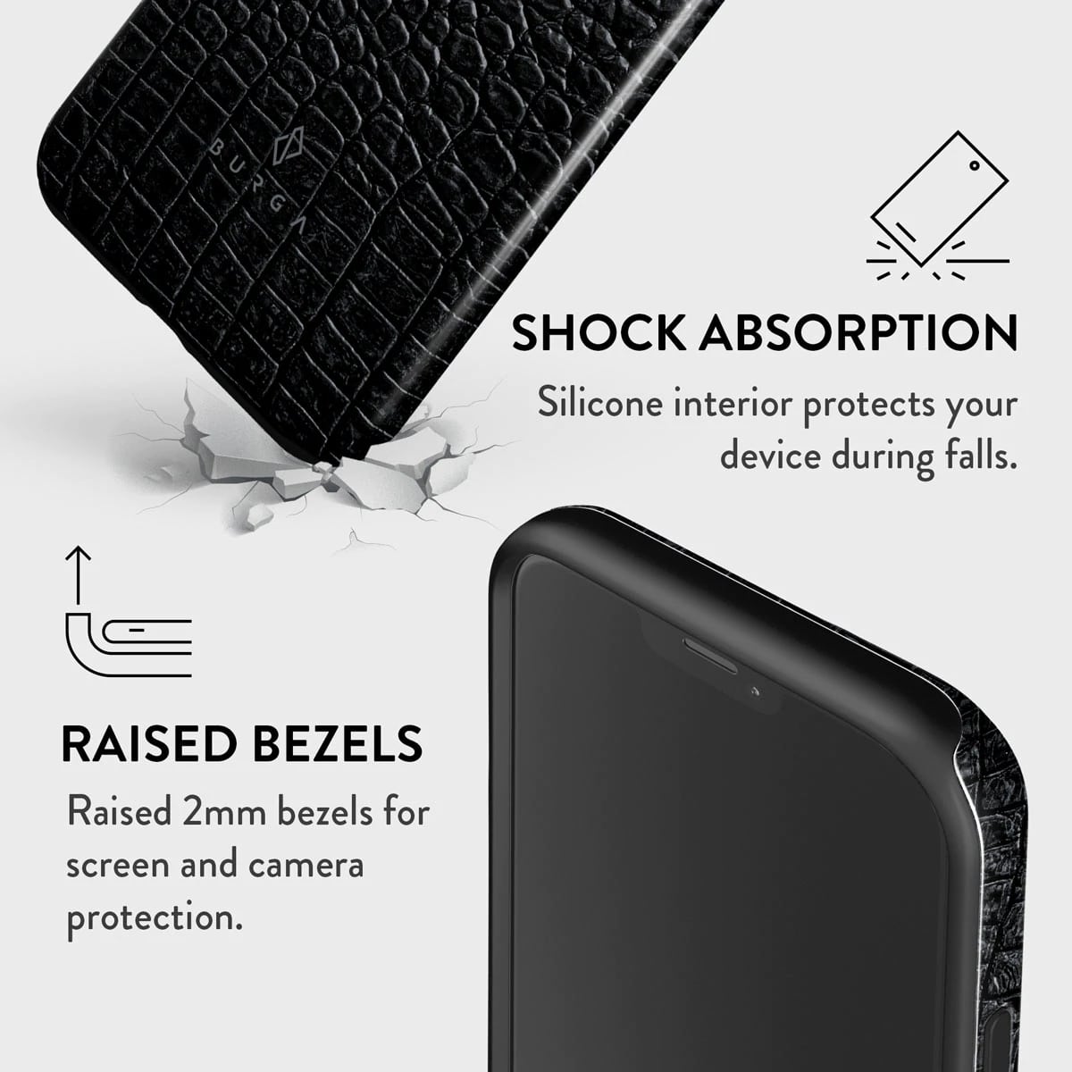 Burga iPhone 12 / iPhone 12 Pro Fashion Tough Σκληρή Θήκη - Reaper's Touch
