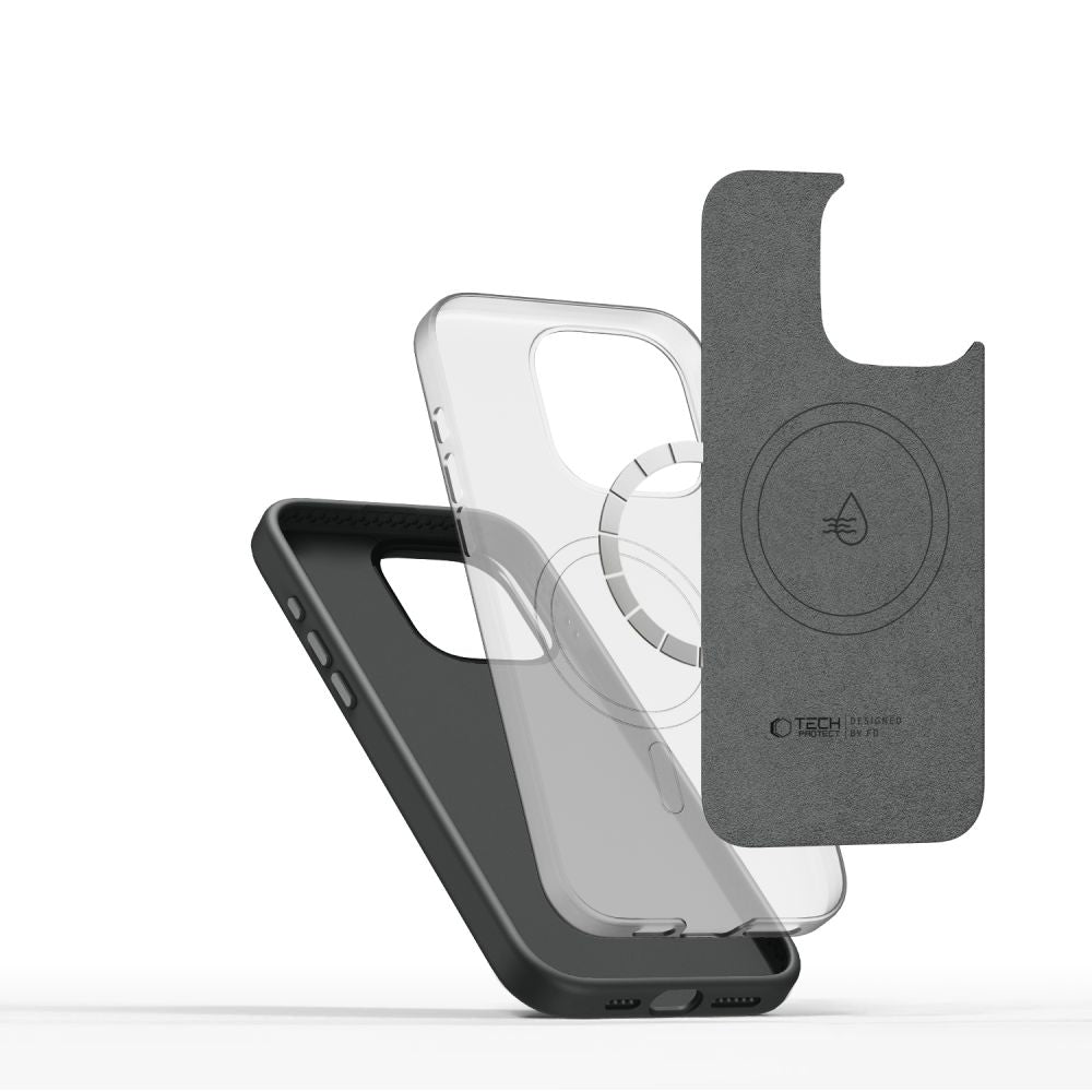 Tech - Protect iPhone 15 Pro Silicone Pure Θήκη Σιλικόνης TPU με MagSafe - Clay