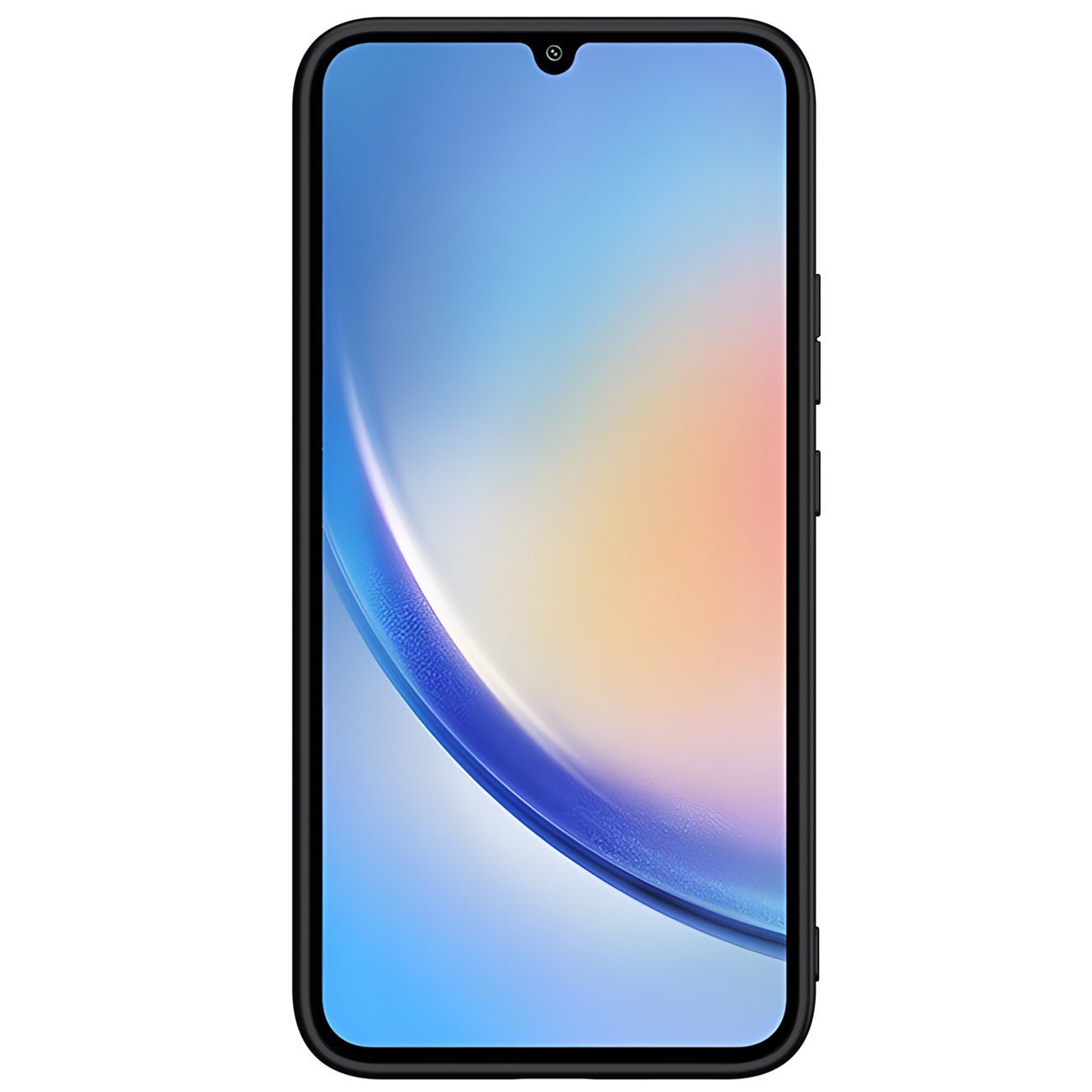 Nillkin Samsung Galaxy A34 5G Textured Case Σκληρή Θήκη με Πλαίσιο Σιλικόνης - Black