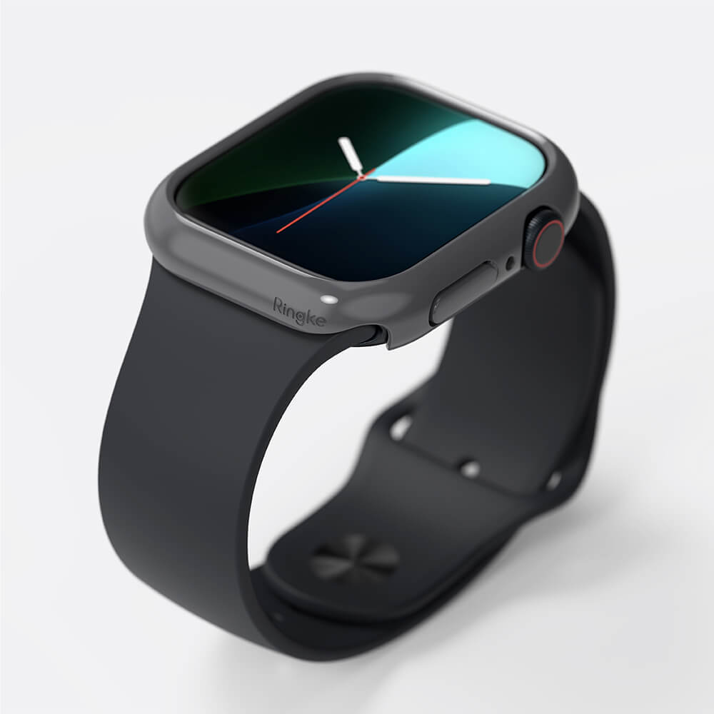 Ringke Θήκη Apple Watch 10/11 - 46mm Slim - 2 Τεμάχια - Διάφανη - Dark Gray / Διάφανη