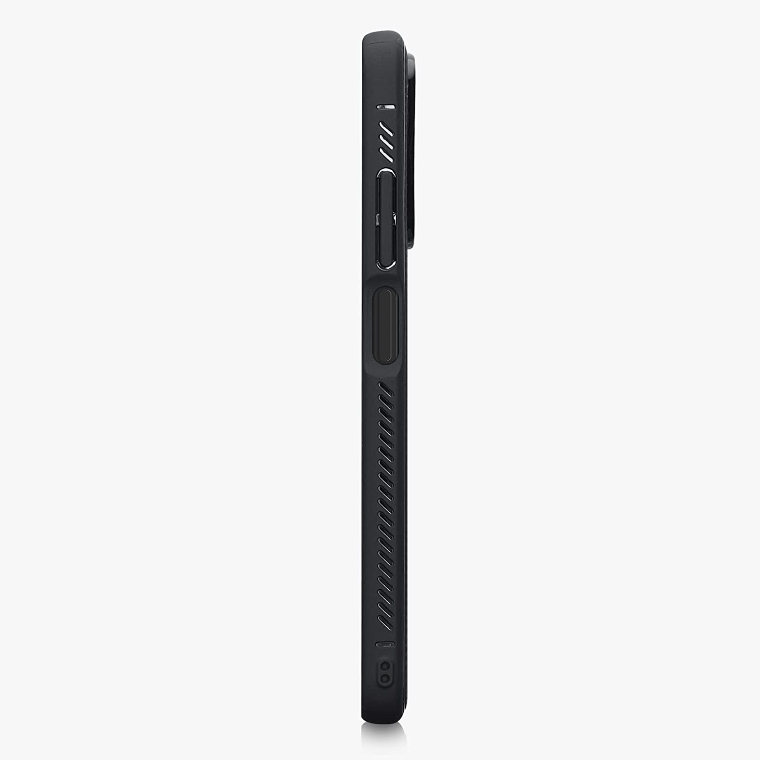 KW Xiaomi Redmi Note 11 / Redmi Note 11S Θήκη Σιλικόνης - Rugged Design - Black - 57387.02