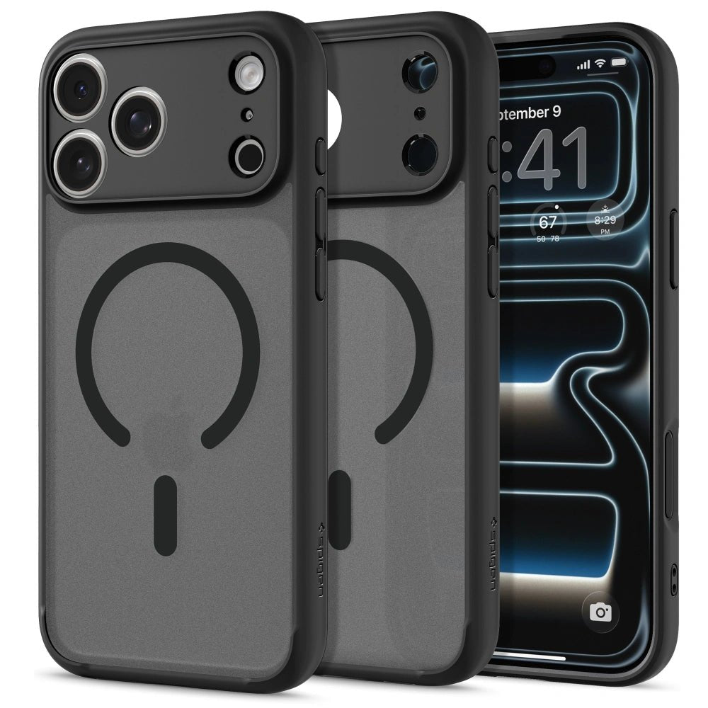 Spigen iPhone 17 Pro - Ultra Hybrid Mag - Σκληρή Θήκη με Πλαίσιο Σιλικόνης Και MagSafe - Frost Black