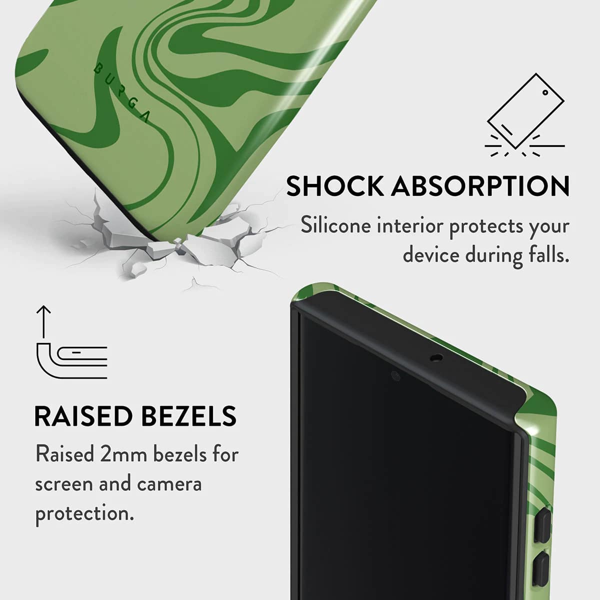Burga Samsung Galaxy S22 Ultra Fashion Tough Σκληρή Θήκη - Funky Sensation