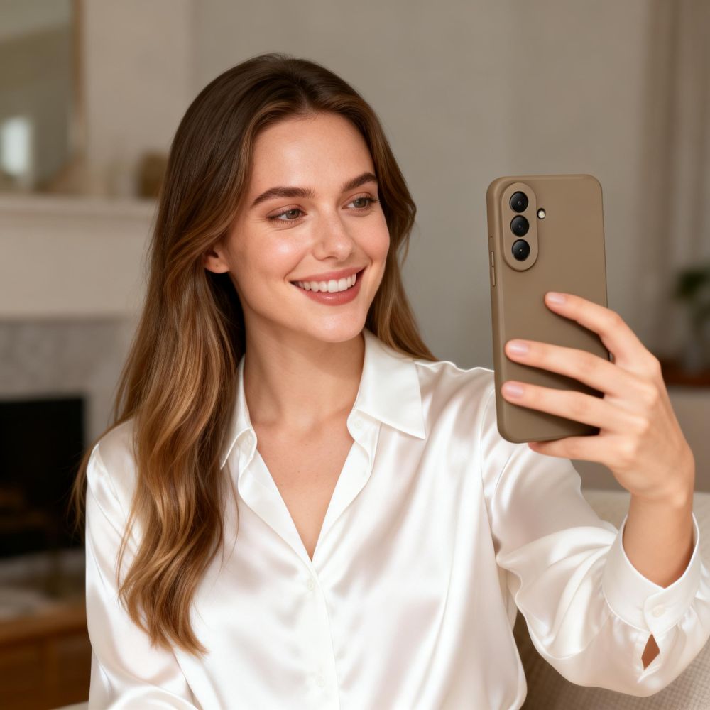 Tech - Protect Samsung Galaxy A37 5G - Θήκη Σιλικόνης - Icon - Brown