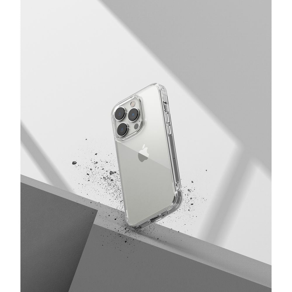 Ringke iPhone 14 Pro Fusion Σκληρή Θήκη με Πλαίσιο Σιλικόνης - Διάφανη