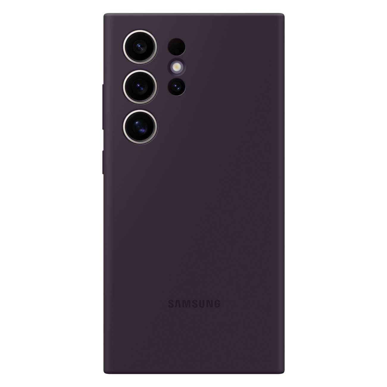 Samsung Silicone Cover Samsung Galaxy S24 Ultra Θήκη Σιλικόνης - Dark Purple - EF - PS928TEEGWW