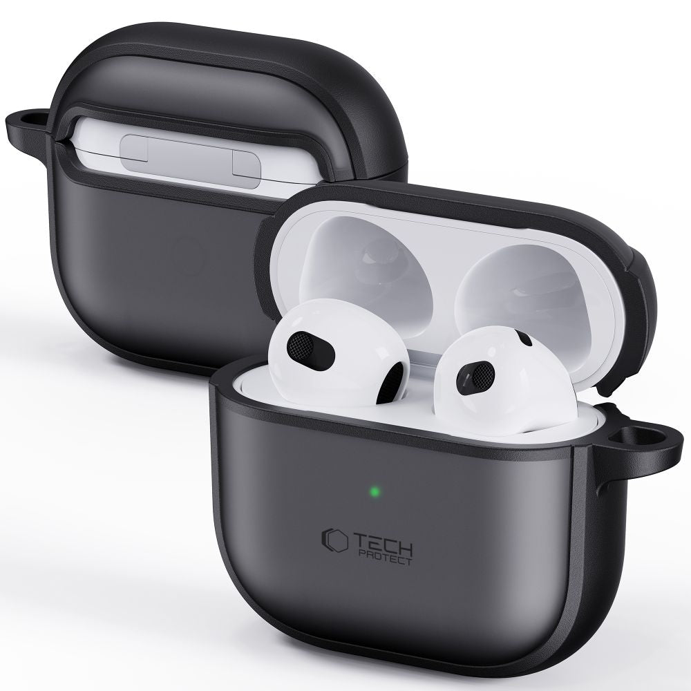 Tech - Protect AirPods 4 - Θήκη από Σκληρό Πλαστικό και Σιλικόνη - MagMat - Black