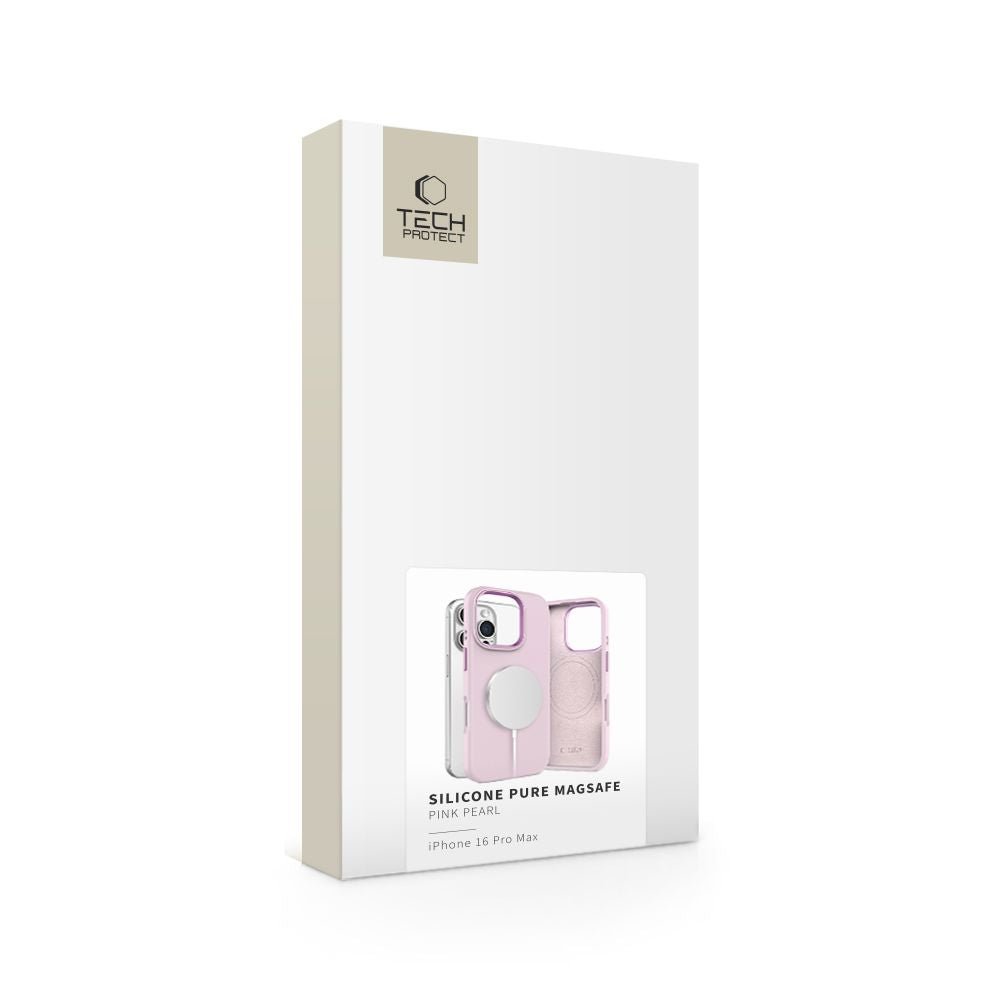 Tech - Protect iPhone 16 Pro Max Silicone Pure Θήκη Σιλικόνης TPU με MagSafe - Pink Pearl