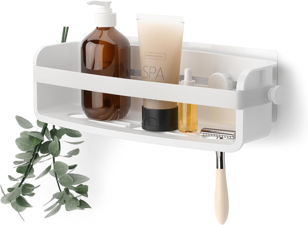 Umbra Flex Adhesive Bin - Αυτοκόλλητο Επιτοίχιο Ράφι Ντουζιέρας - White