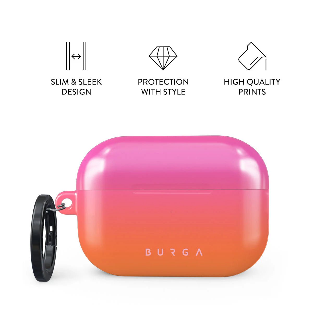 Burga AirPods Pro 2 Σκληρή Θήκη - Sunset Club