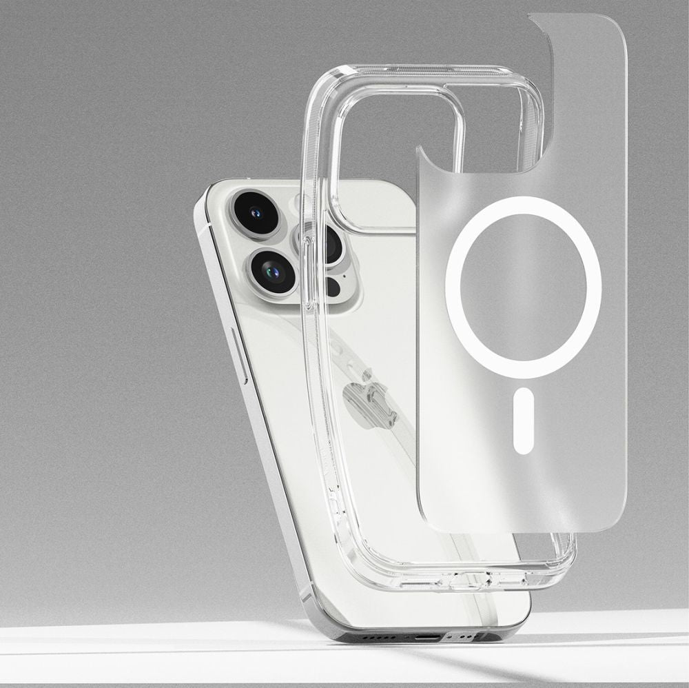 Ringke iPhone 15 Pro Max Fusion Σκληρή Θήκη με Πλαίσιο Σιλικόνης και MagSafe - Matte Clear