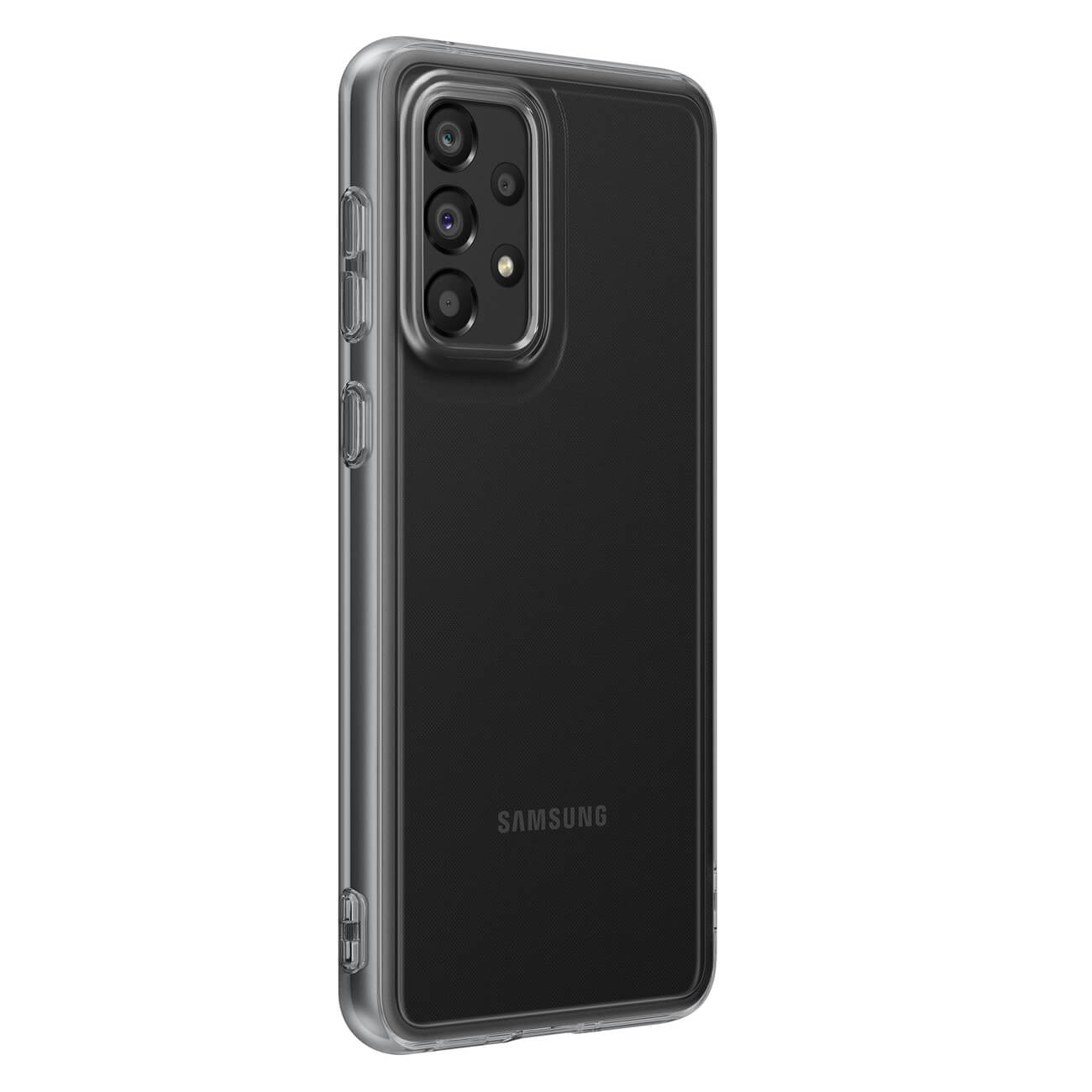 Samsung Soft Clear Cover Samsung Galaxy A33 5G Θήκη Σιλικόνης - Black - EF - QA336TBEGWW