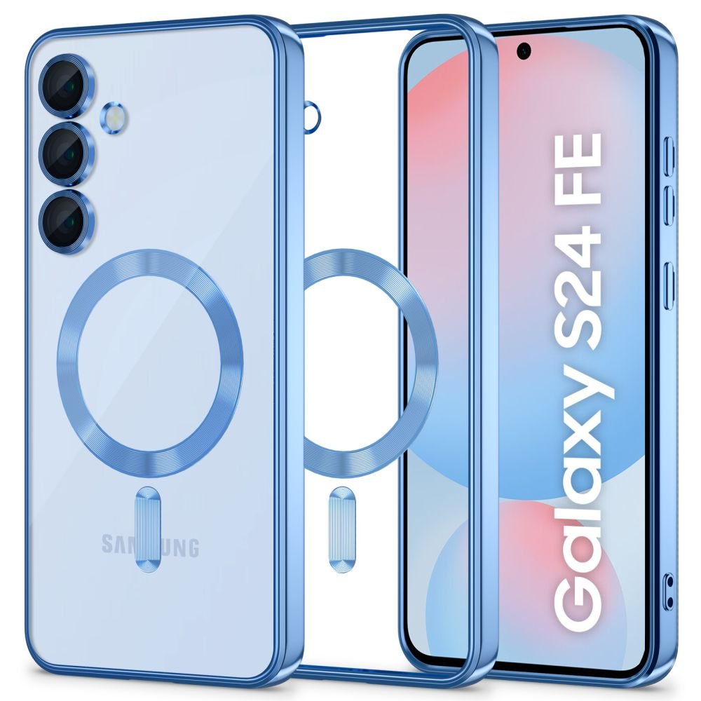 Tech - Protect Samsung Galaxy S24 FE MagFlex Θήκη Σιλικόνης TPU με MagSafe - Marine Blue