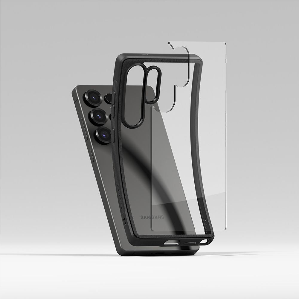 Ringke Samsung Galaxy S25 Ultra Fusion Bold Σκληρή Θήκη με Πλαίσιο Σιλικόνης - Black / Διάφανη
