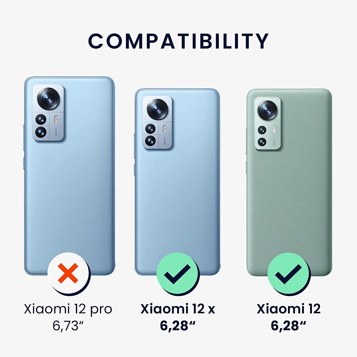 KW Xiaomi 12 / 12X Θήκη από Φυσικό Ξύλο και Carbon - Black / Brown - 58201.01