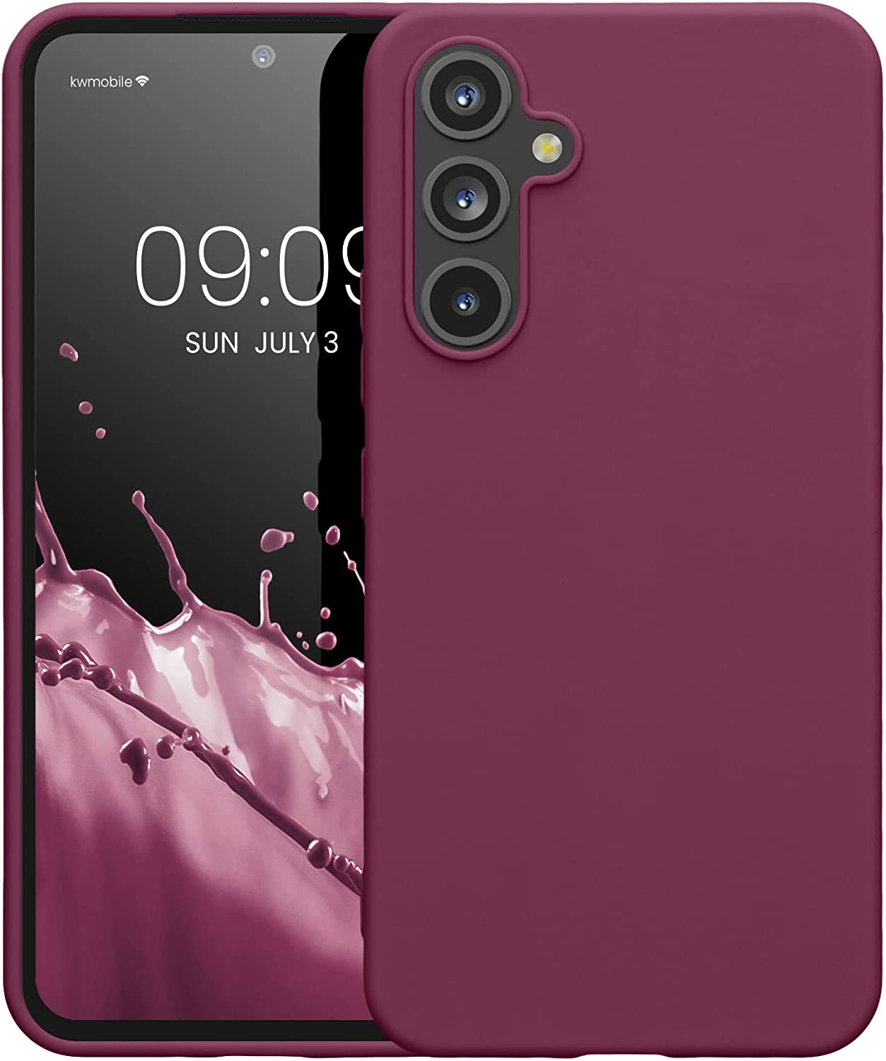 KW Samsung Galaxy A54 5G Θήκη Σιλικόνης TPU - Bordeaux Purple - 60796.187
