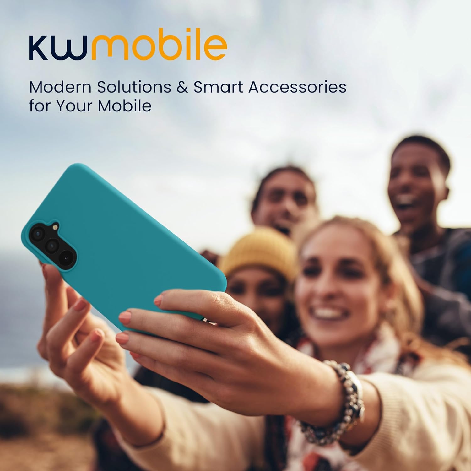 KW Samsung Galaxy A55 5G Λεπτή Θήκη Σιλικόνης TPU - Matte Petrol
