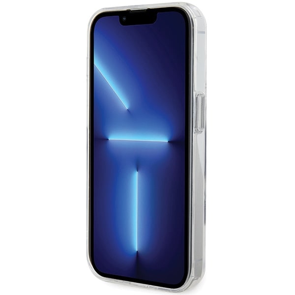 Karl Lagerfeld iPhone 15 Pro Max Ring Stand Karl and Choupette MagSafe Σκληρή Θήκη με Πλαίσιο Σιλικόνης και MagSafe - Διάφανη - KLHMP15XHMRSKCH