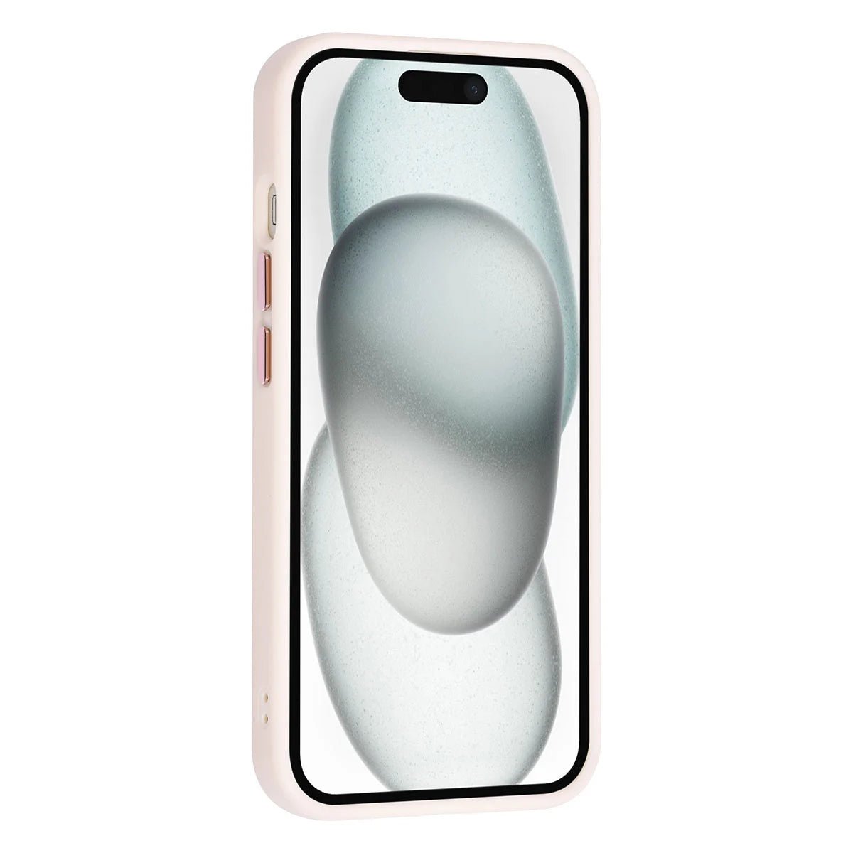 Tuniq iPhone 15 - Σκληρή Θήκη με Πλαίσιο Σιλικόνης - Ροζ / Διάφανο