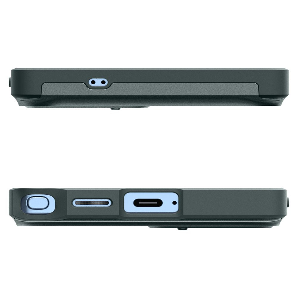 Spigen Samsung Galaxy S25 Ultra Optik Armor Θήκη Σιλικόνης με Κάλυμμα για την Κάμερα - Abyss Green