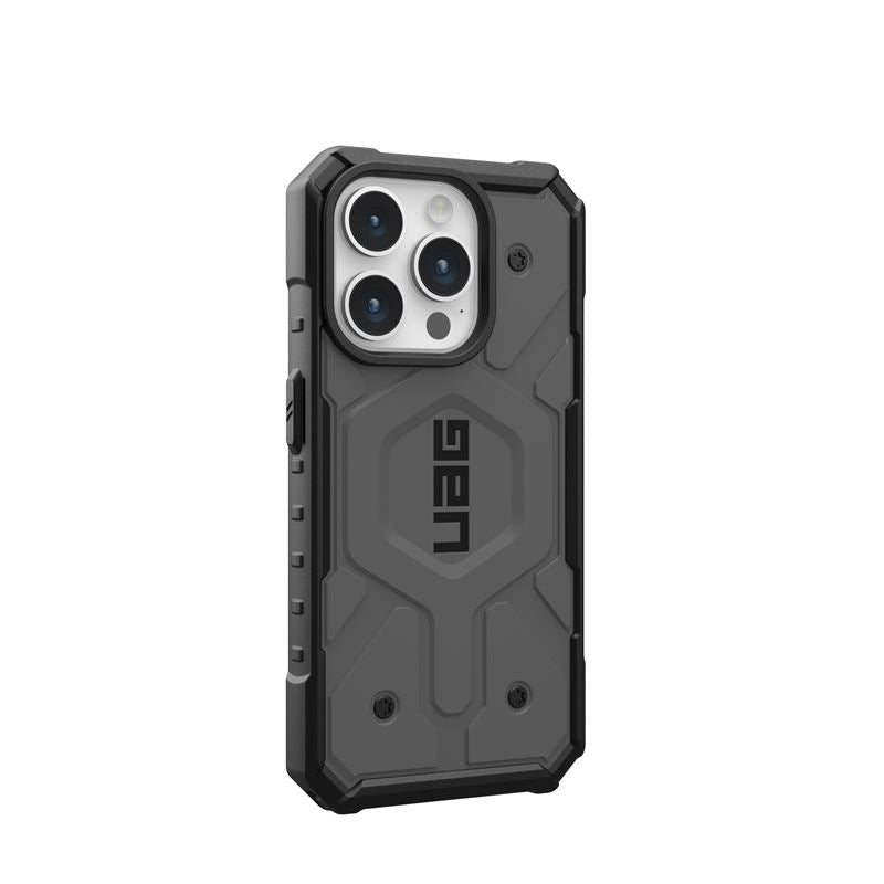 UAG iPhone 15 Pro Pathfinder MagSafe Series Σκληρή Θήκη με MagSafe - Silver