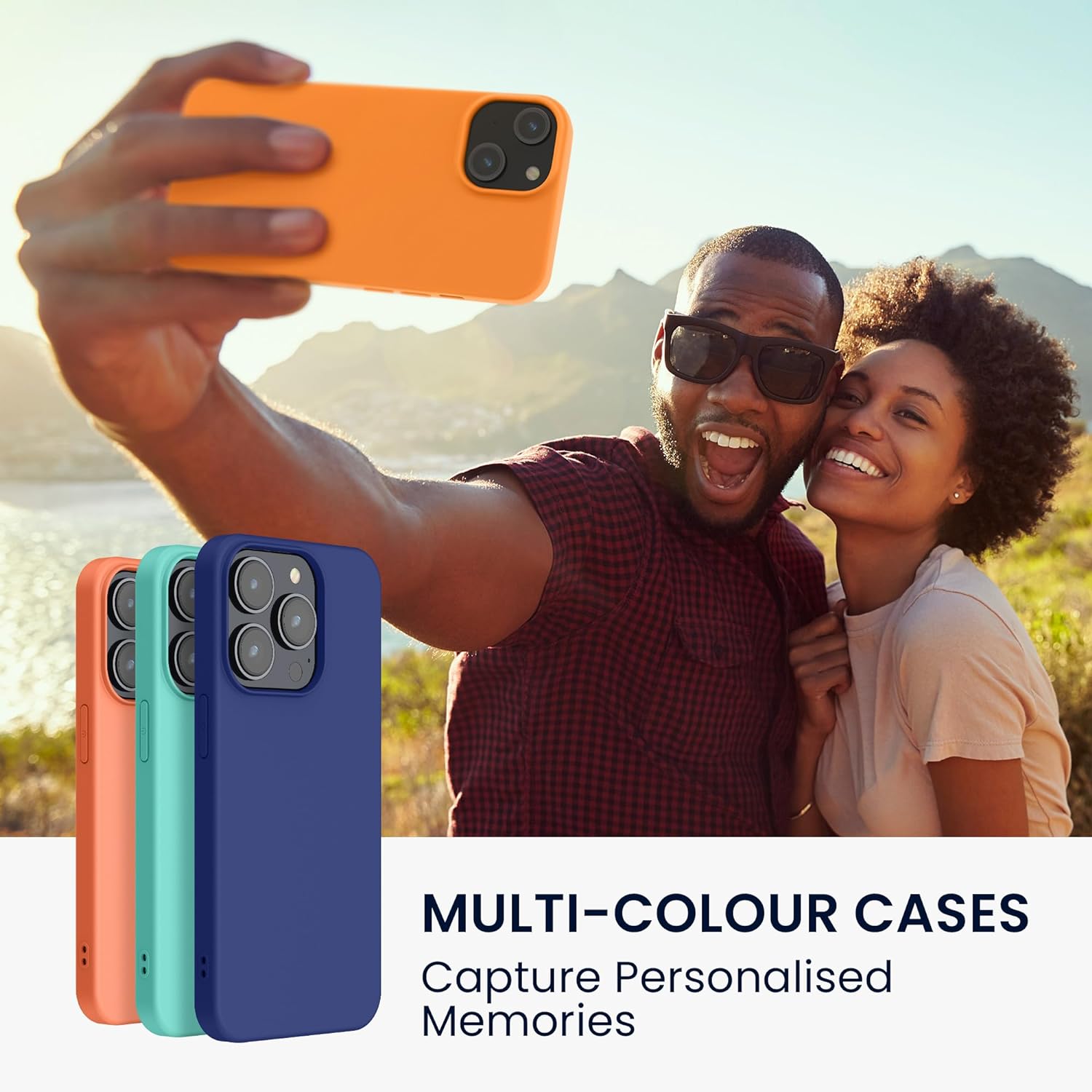 KW iPhone 15 Λεπτή Θήκη Σιλικόνης TPU - Fruity Orange - 61957.150