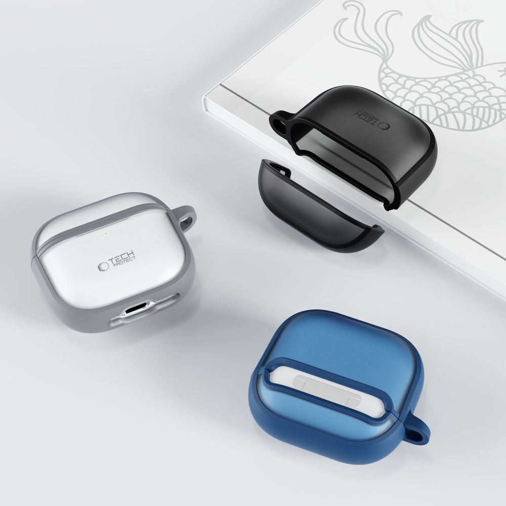 Tech - Protect AirPods 4 - Θήκη από Σκληρό Πλαστικό και Σιλικόνη - MagMat - Black
