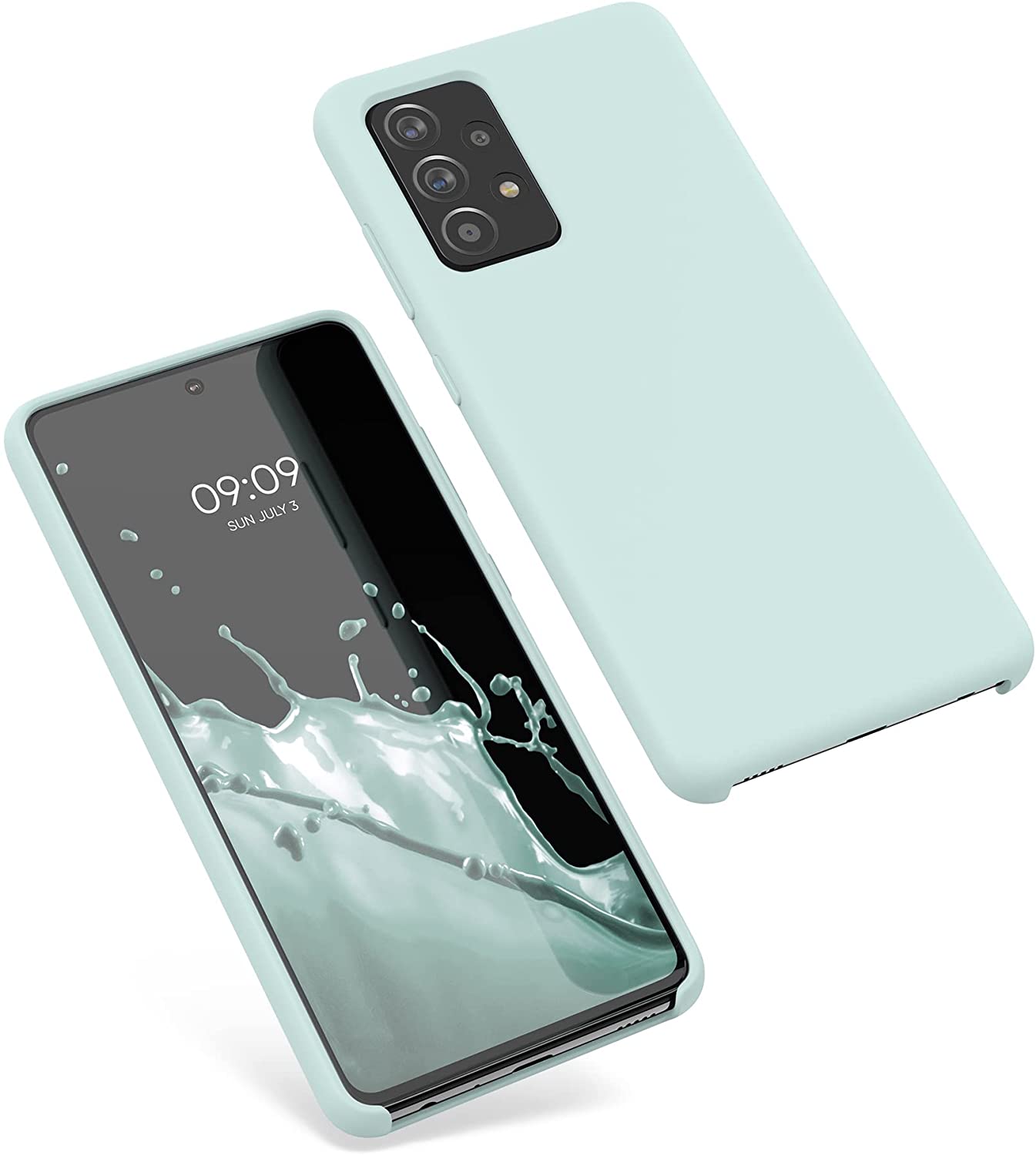 KW Samsung Galaxy A52 / A52 5G / A52s 5G Θήκη Σιλικόνης Rubber TPU - Frosty Mint - 54347.200