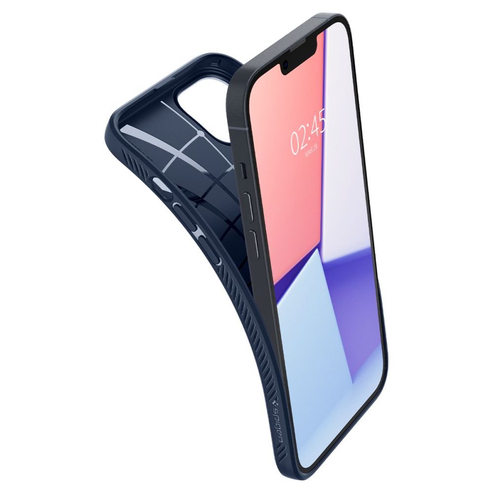 Spigen iPhone 14 Plus / iPhone 15 Plus Liquid Air Θήκη Σιλικόνης - Navy Blue