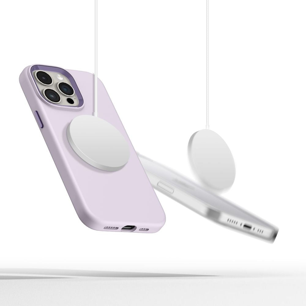 Tech - Protect iPhone 15 Pro Max Silicone Pure Θήκη Σιλικόνης TPU με MagSafe - Mauve
