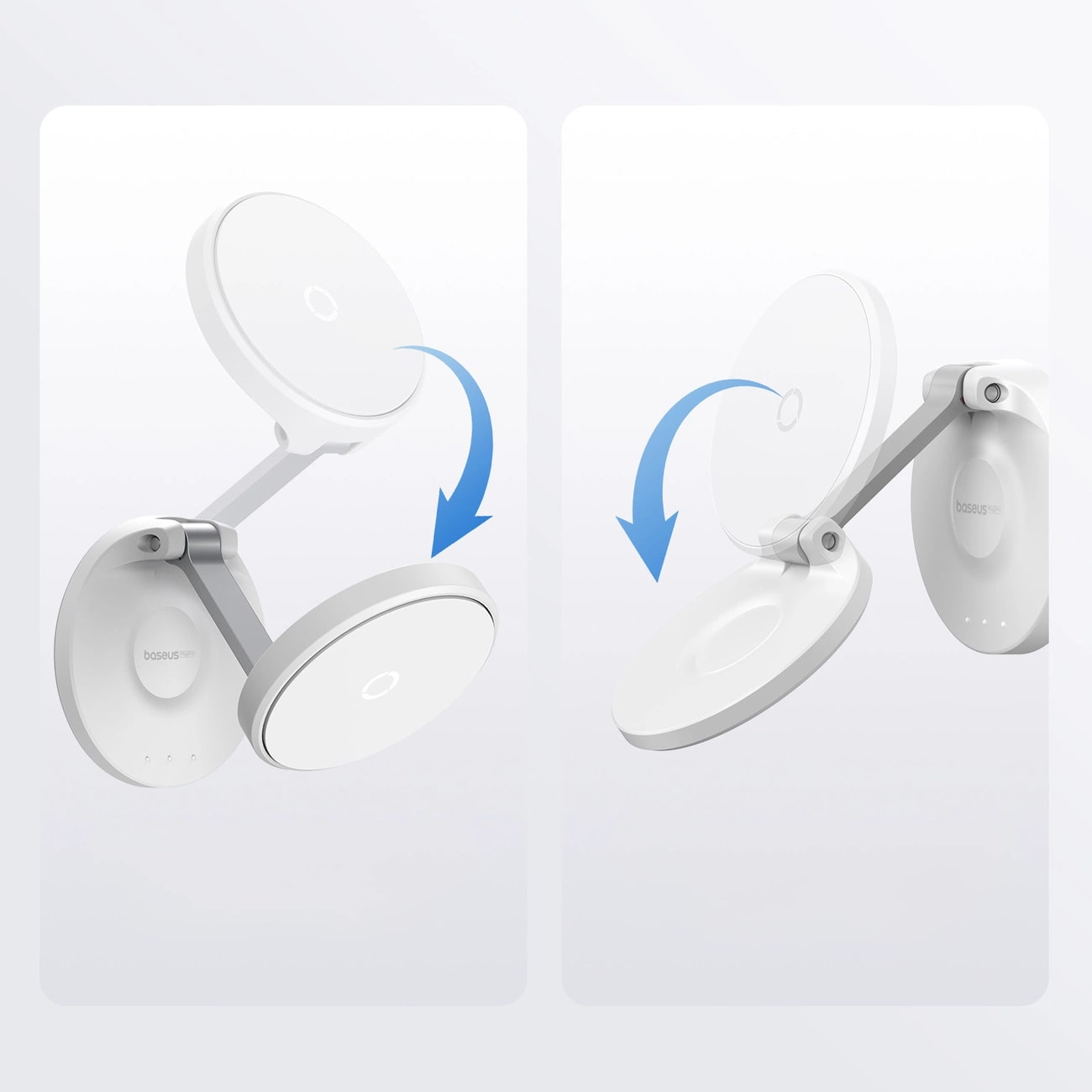 Baseus MagPro Self - adhesive Αναδιπλούμενη Αυτοκόλλητη Μαγνητική Βάση Στήριξης Κινητού - White - B10564101211 - 00
