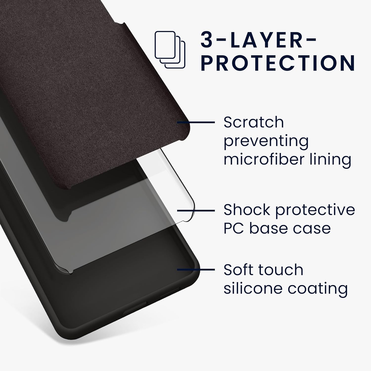 KW Samsung Galaxy S24 Θήκη Σιλικόνης Rubberized TPU - Dark Grey