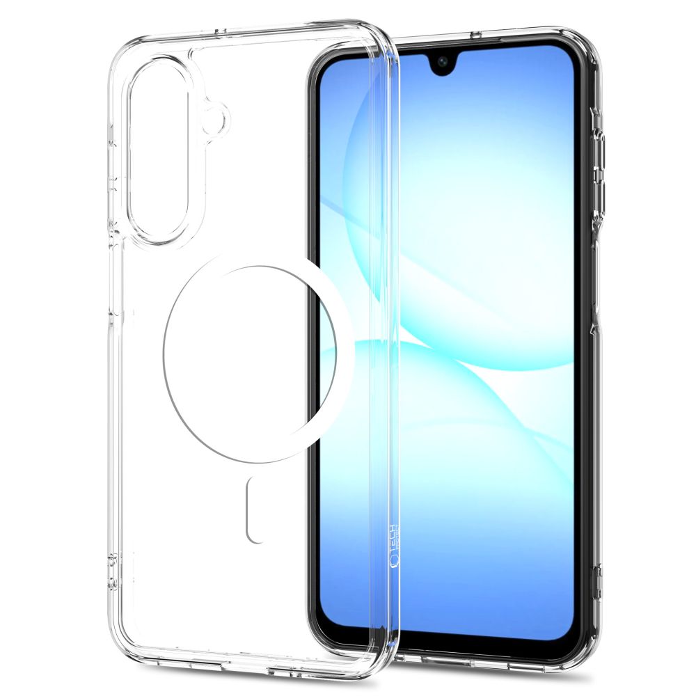 Tech-Protect Samsung Galaxy A17 4G / 5G / A18 4G - Σκληρή Θήκη με Πλαίσιο Σιλικόνης και MagSafe - Flexair Hybrid MagSafe- Clear