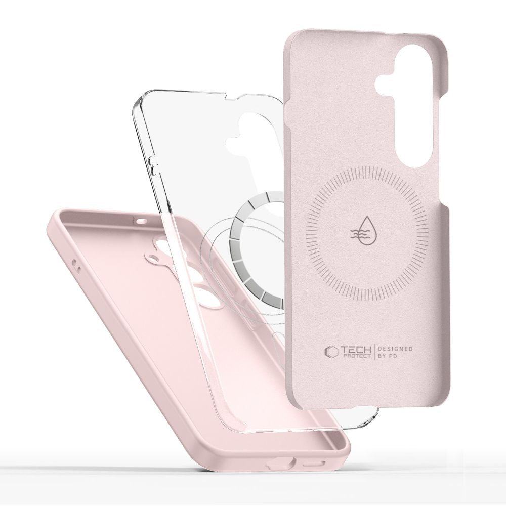 Tech - Protect Samsung Galaxy S25 Liquid Silicone - MagSafe Θήκη Σιλικόνης TPU - Pink Pearl