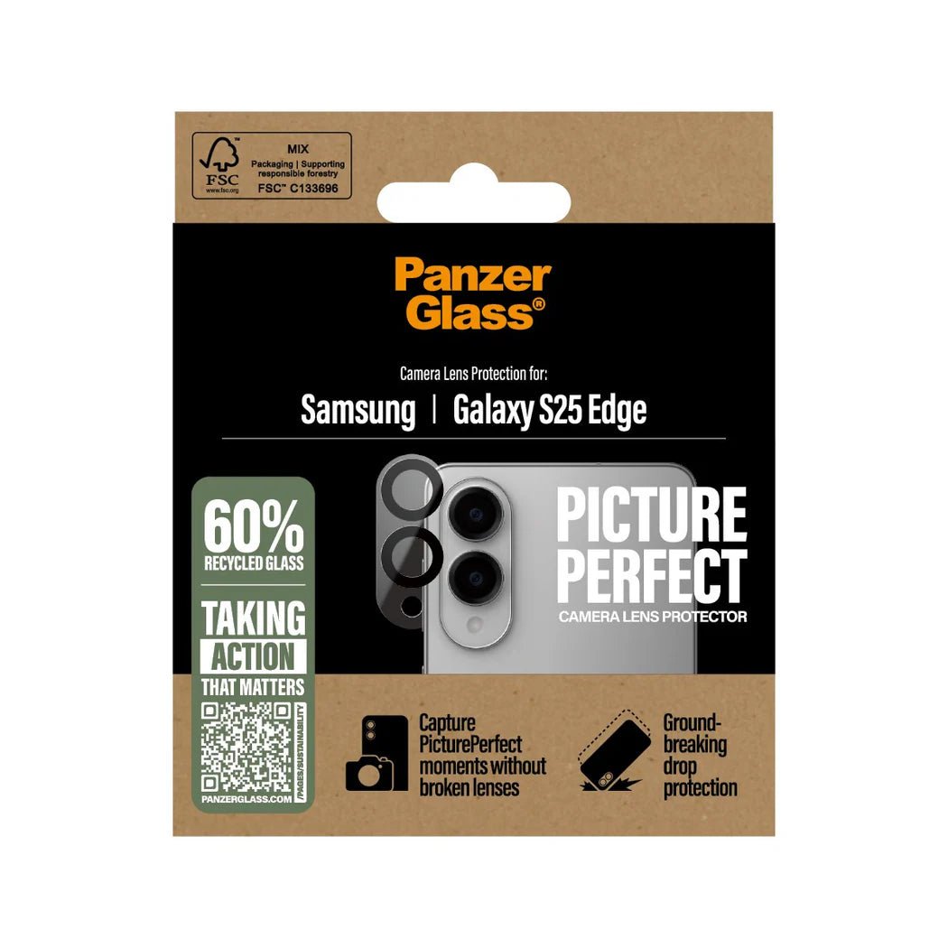 PanzerGlass Samsung Galaxy S25 Edge Picture Perfect Αντιχαρακτικό Γυαλί για την Κάμερα - Διάφανο