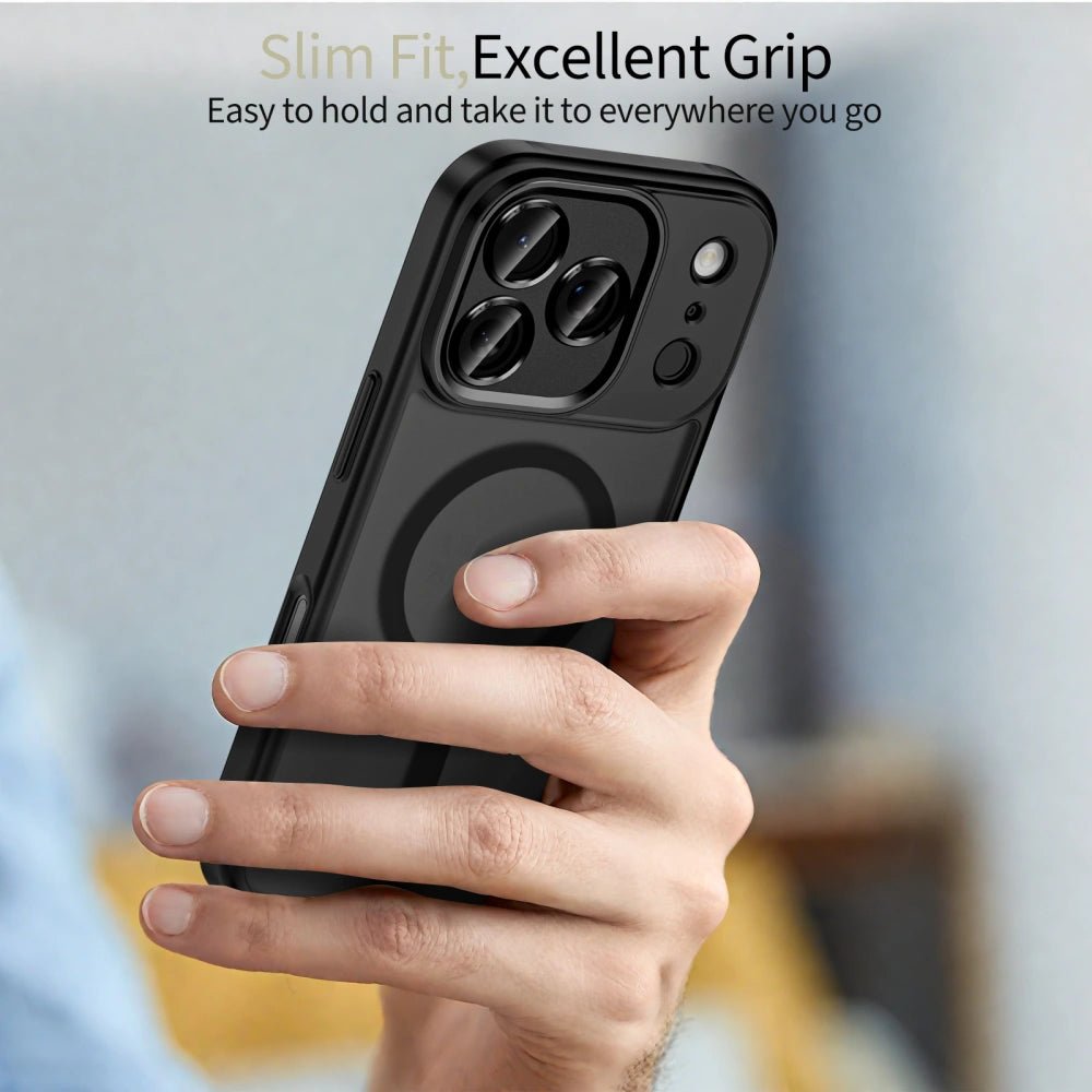 Tech - Protect iPhone 17 Pro Max - MagCam MagSafe - Σκληρή Θήκη με Πλαίσιο Σιλικόνης και Προστασία Κάμερας - Matte Black